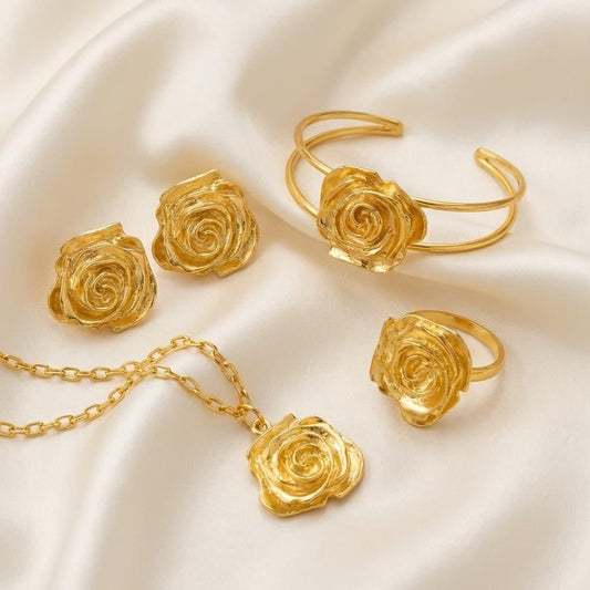 Rosé Bloom Jewelry Set